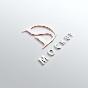 Free Basic Logo Mockup