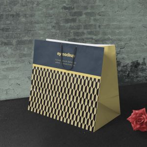 Free Big Paper Bag Mockup
