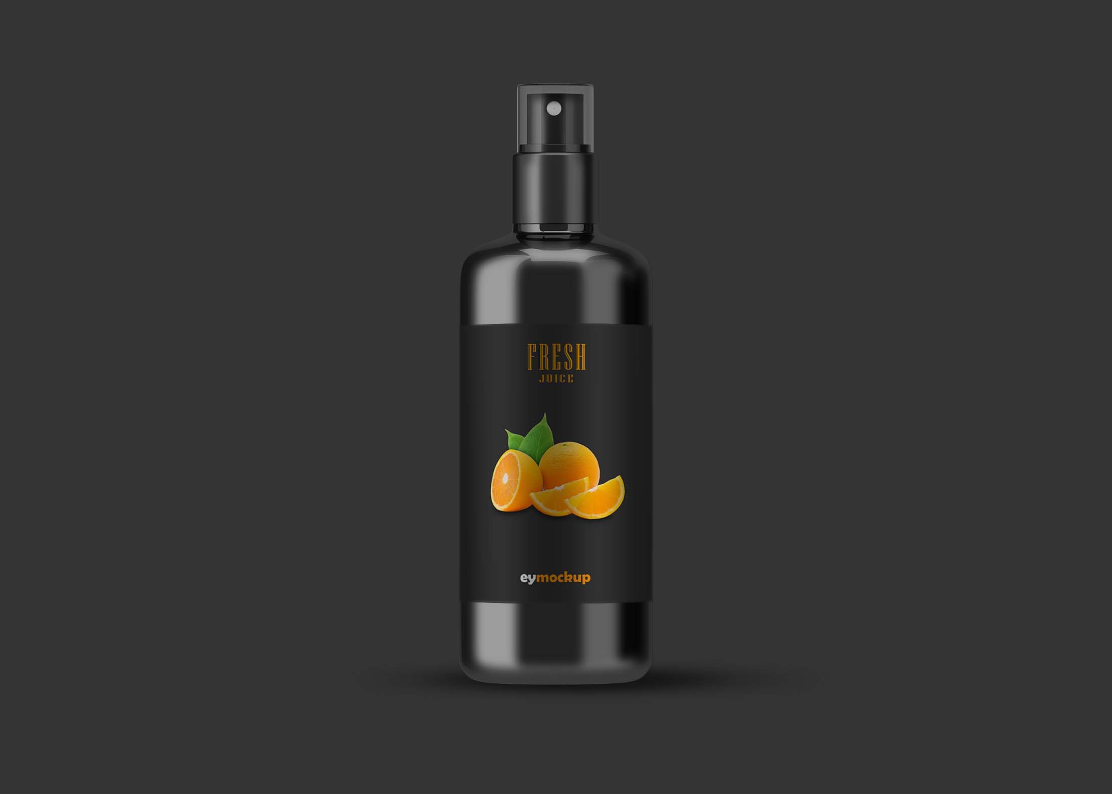 Free Big Spray Bottle Mockup