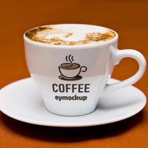 Free Black Coffee Cup Mockup