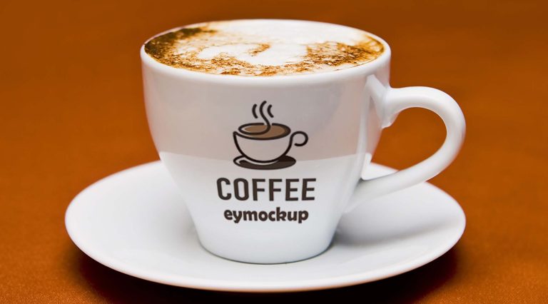 Free Black Coffee Cup Mockup