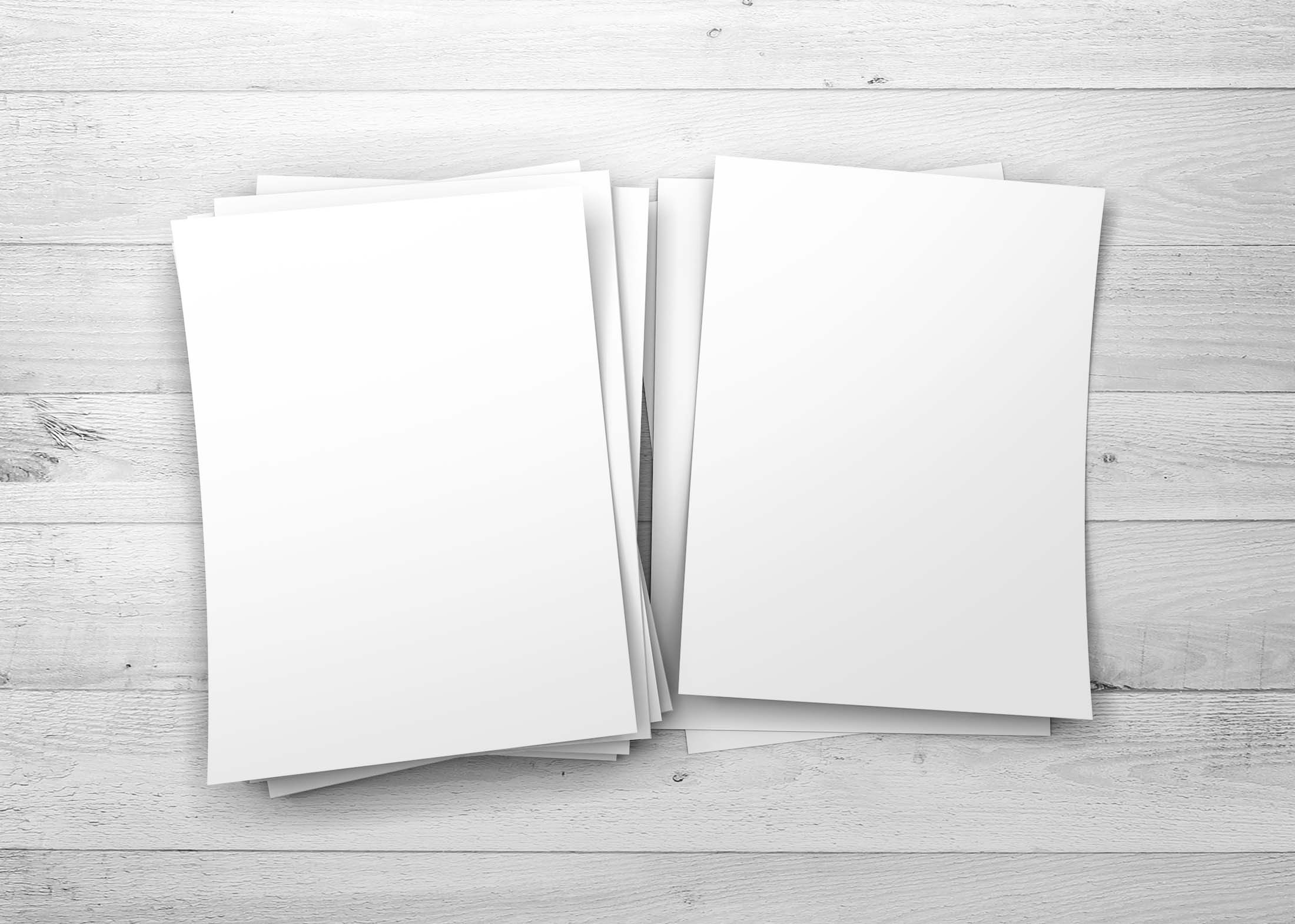 Free Blank Flyer Mockup