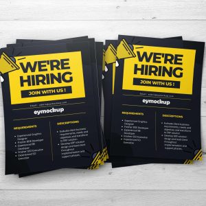 Free Blank Flyer Mockup