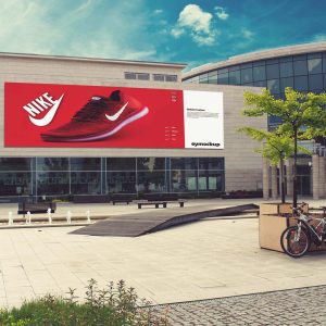 Free Building Billboard Mockup