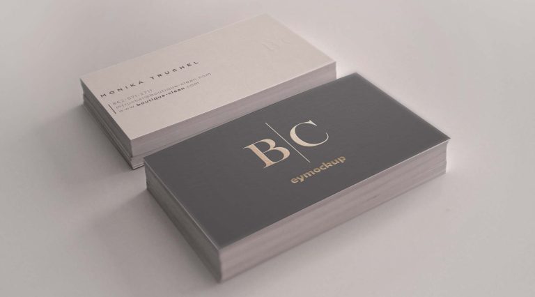 Free Business Card Design Mockup
