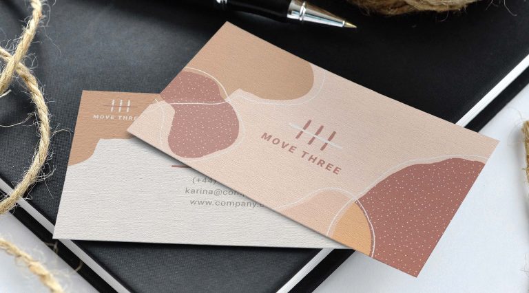 Free Chanel Business Card Mockup