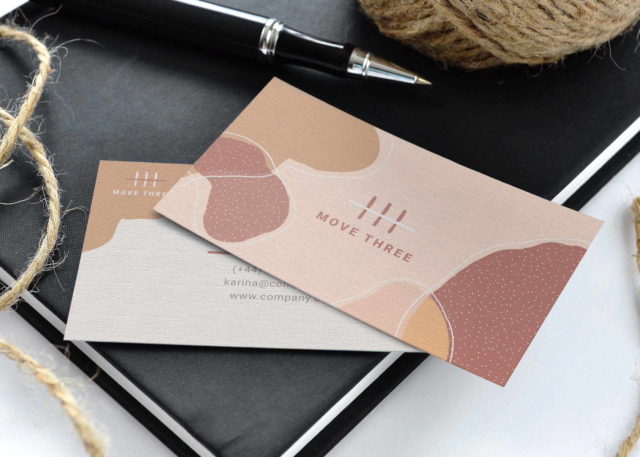 Free Chanel Business Card Mockup