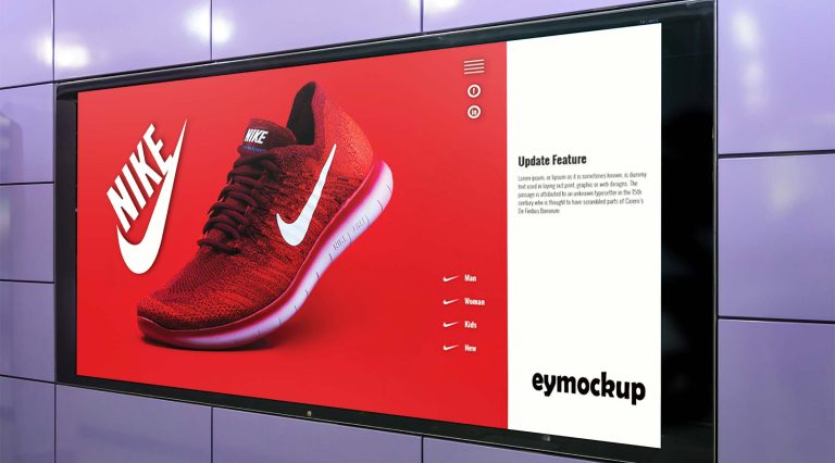 Free City Billboard Mockup