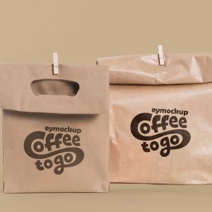 Free Coffee Bag Mockup