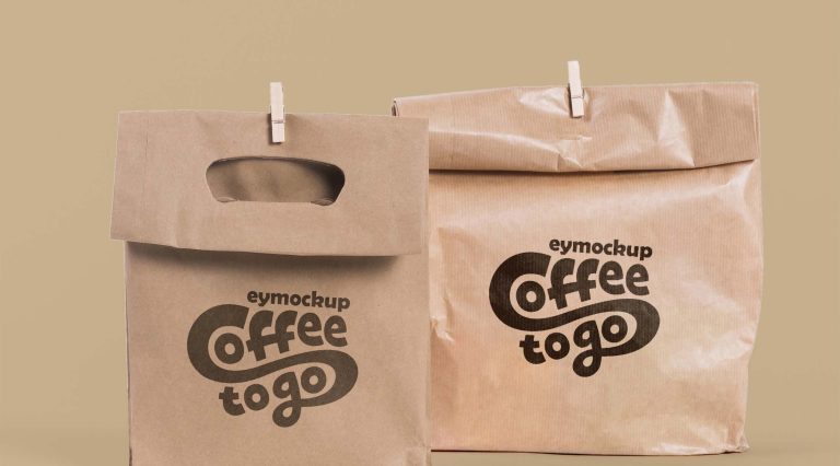 Free Coffee Bag Mockup
