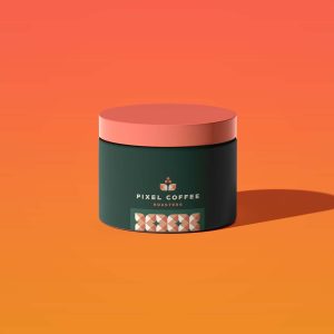 Free Cosmetic Jar Packaging Mockup