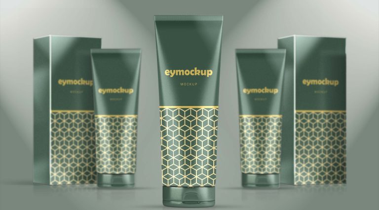 Free Cosmetic Tubes Mockup