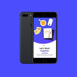 Free Flat iPhone Mockup