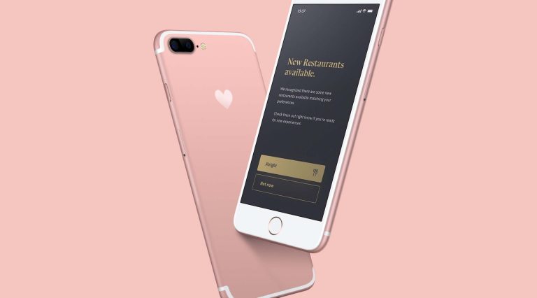 Free Floating iPhone Mockup