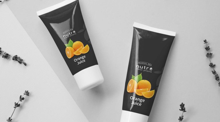 Free Fruit Cream Tube Mockup