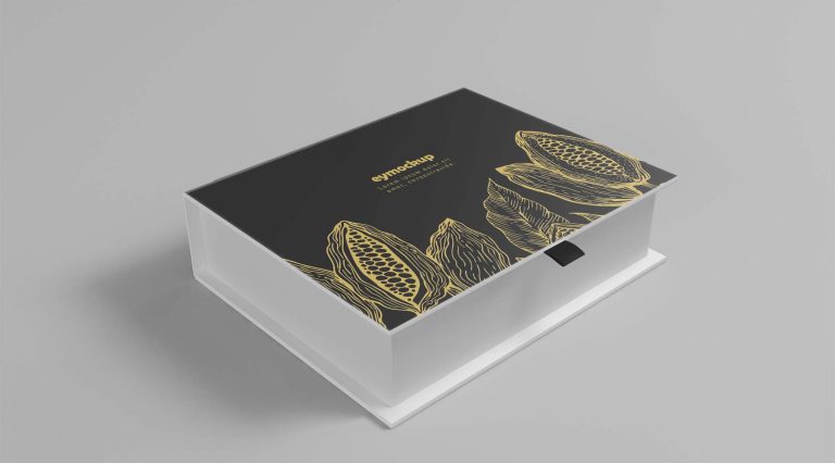 Free Hard Cover Box Mockup