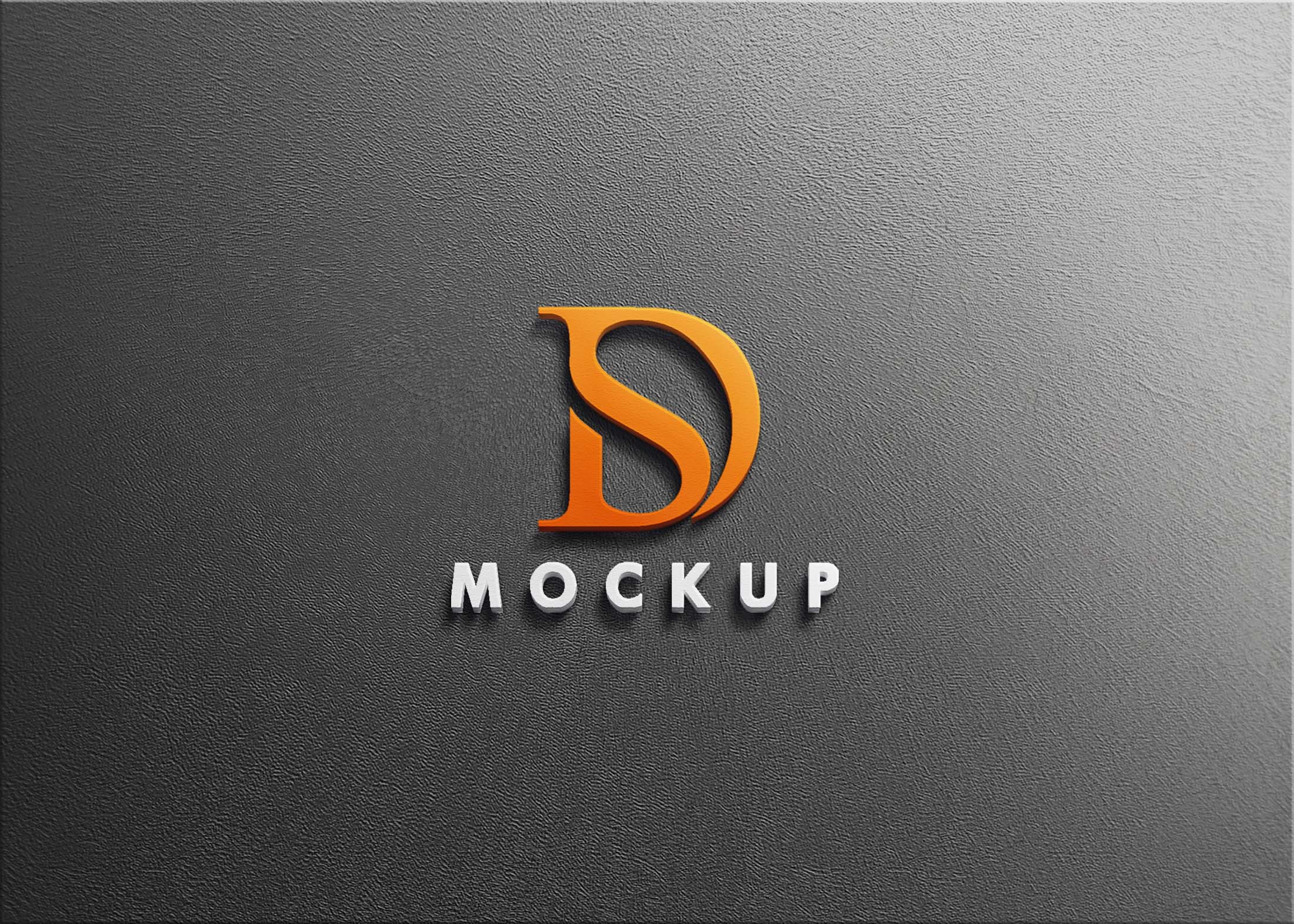 Free Modern 3D Logo Mockup