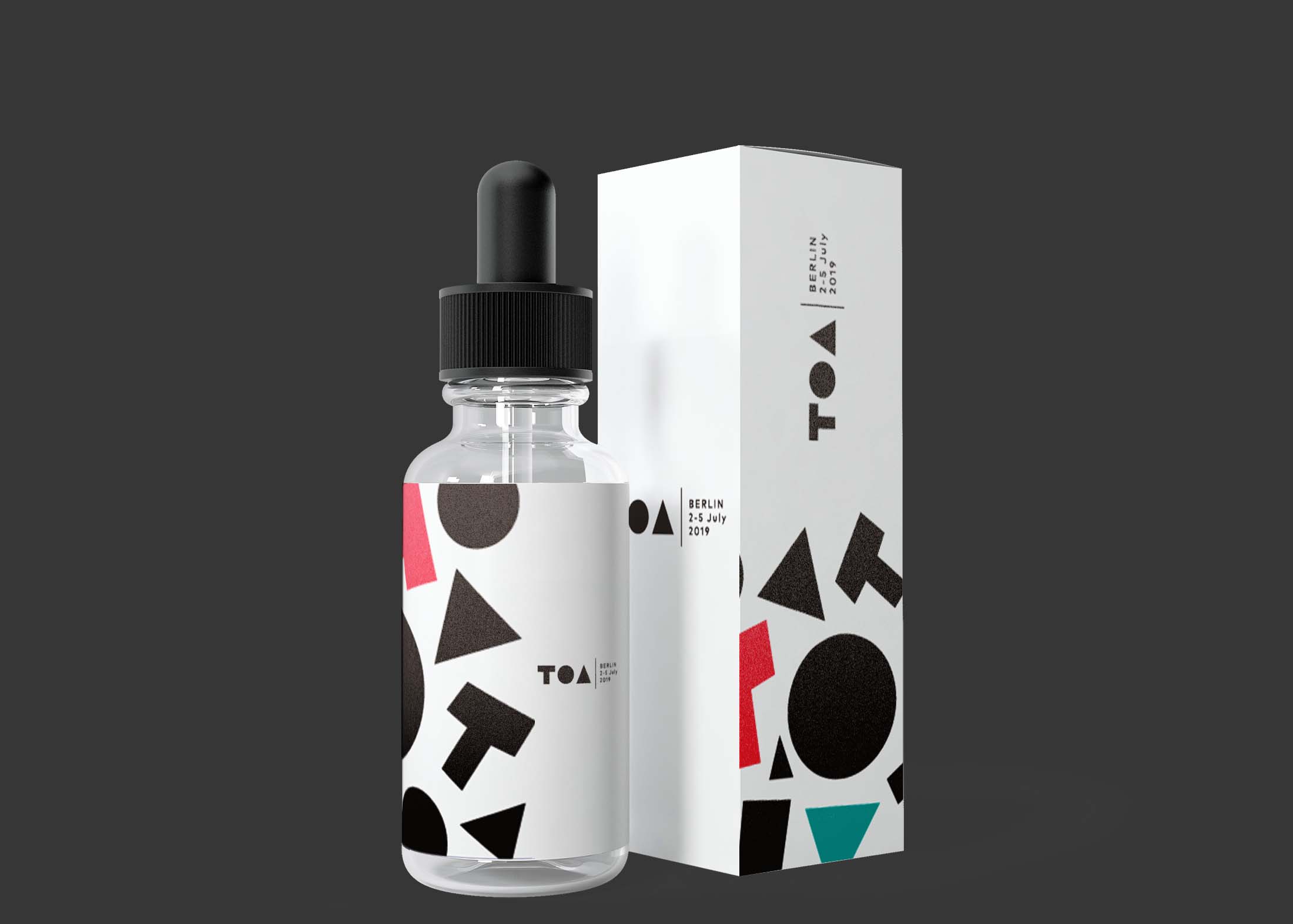 Free Modern Dropper Bottle Mockup