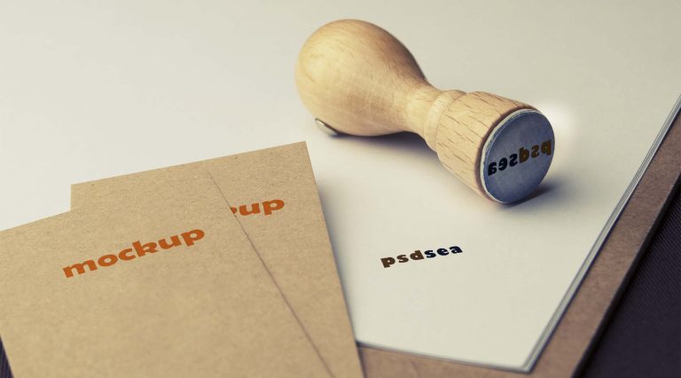 Free Office Card Mockup