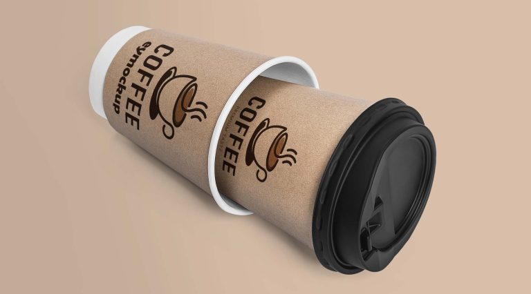Free PSD Coffee Cup Mockup