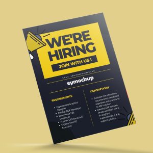 Free PSD Flyer Mockup