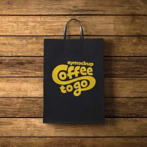 Free Paper Bag Mockup