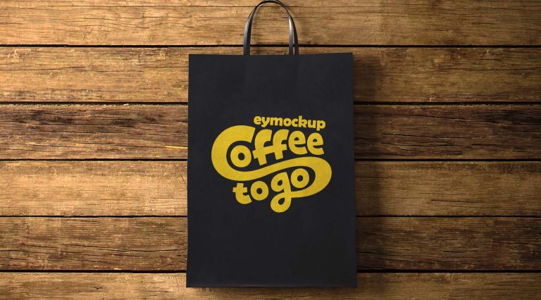 Free Paper Bag Mockup