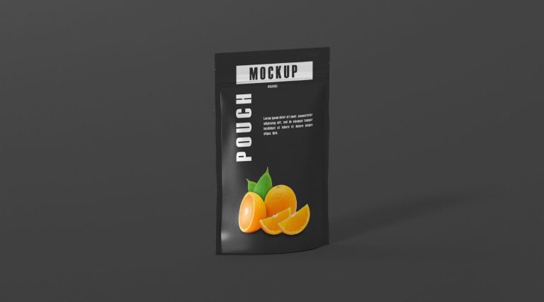 Free Paper Pouch PSD Mockup