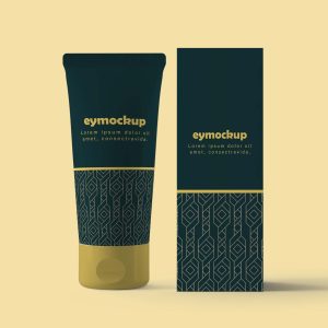 Free Plain Tube Mockup