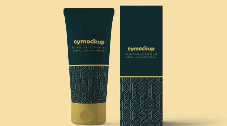 Free Plain Tube Mockup