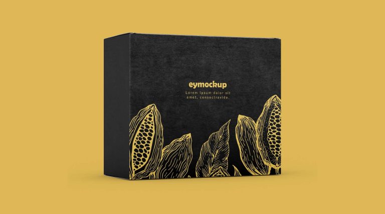 Free Premium Packaging Box Mockup