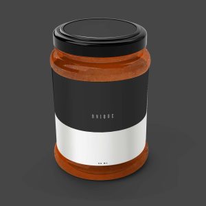 Free Round Jar Mockup