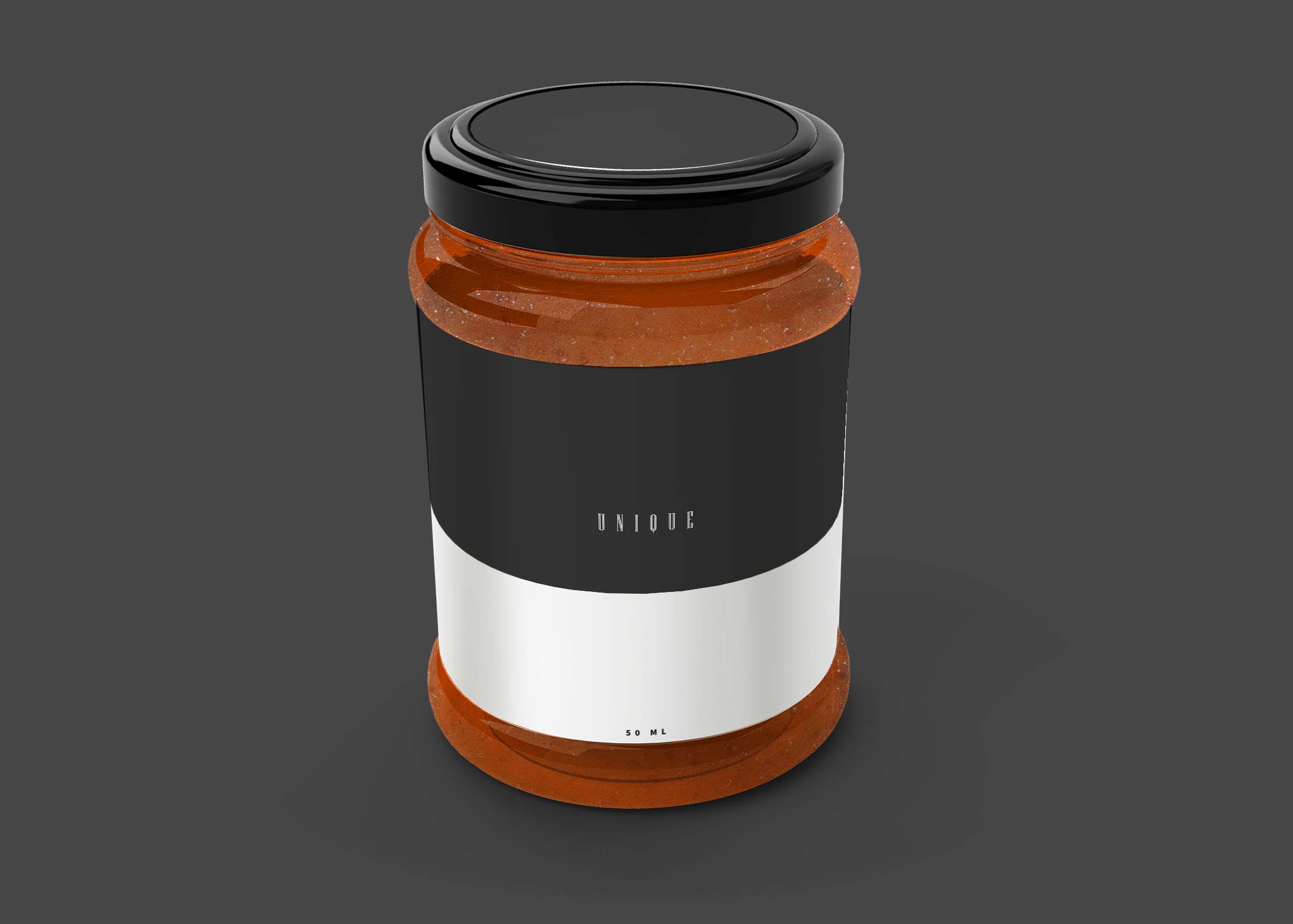 Free Round Jar Mockup