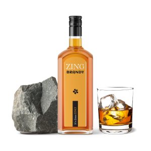 Free Rum Bottle Mockup