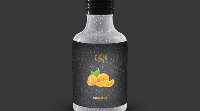 Free Small Water Bottle Mockup