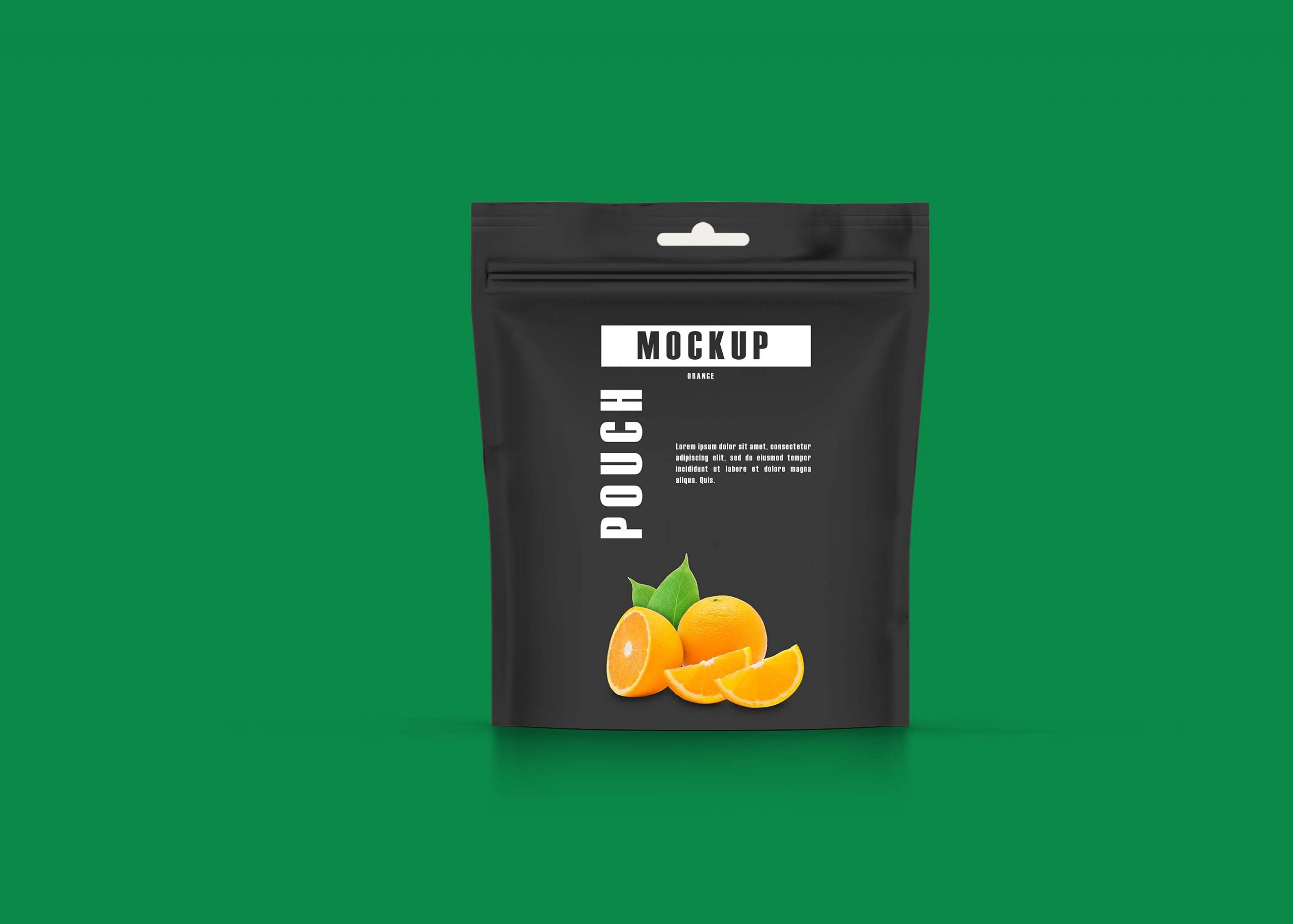 Free Stand UP Pouch Mockup