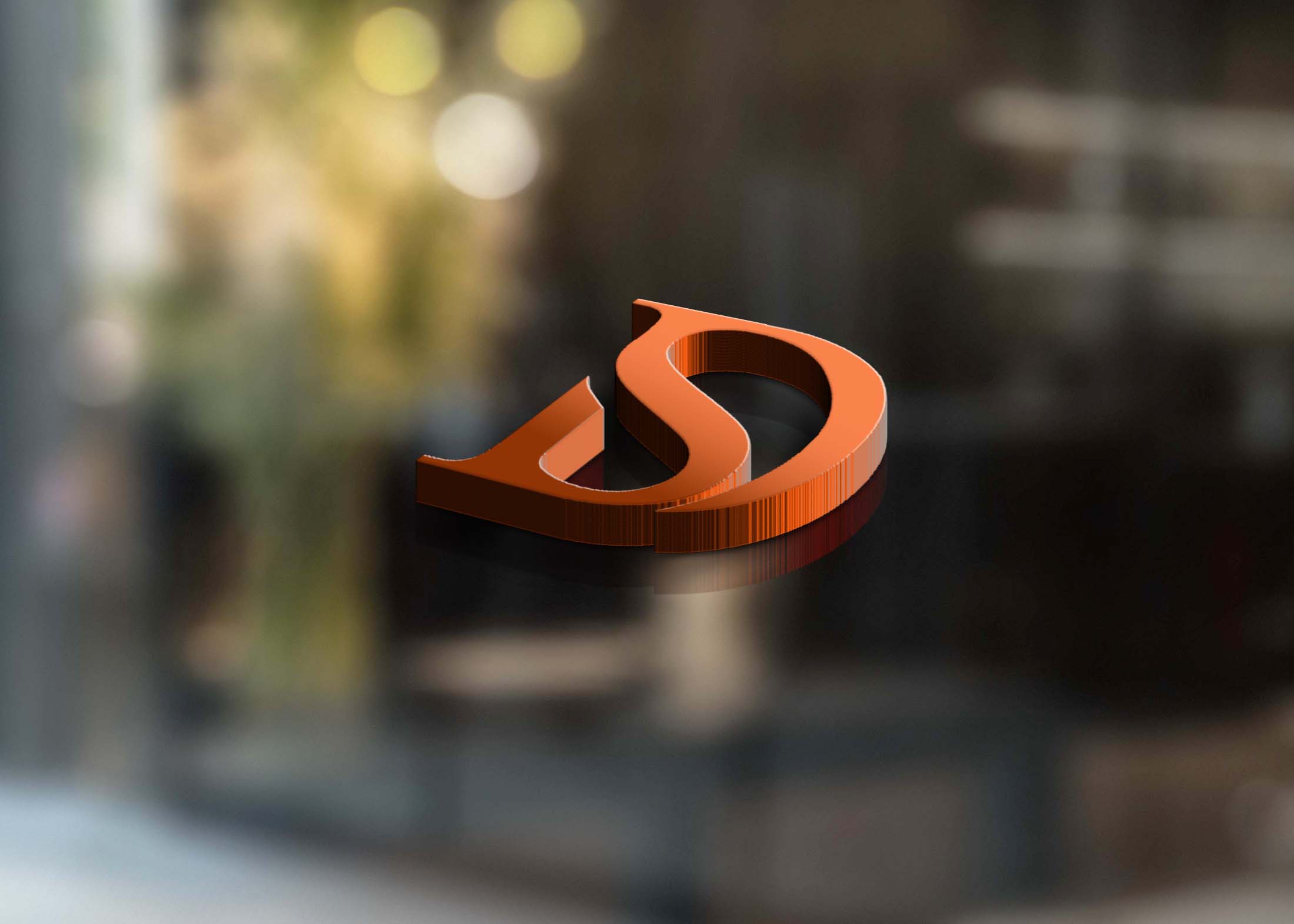 Free Transparent Window Logo Mockup