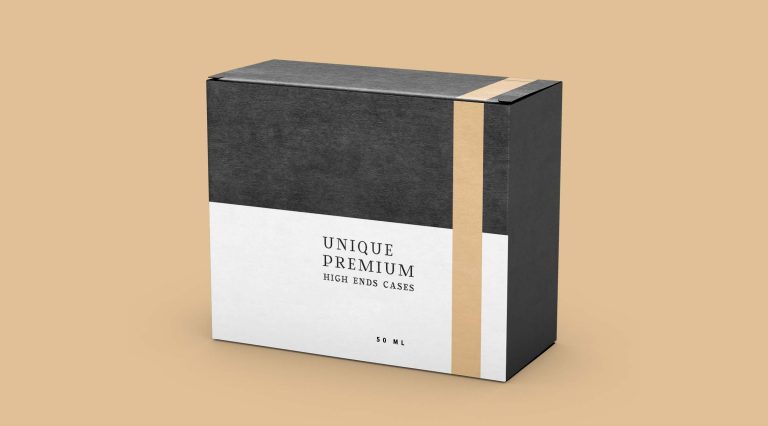 Free White Blank Box Mockup