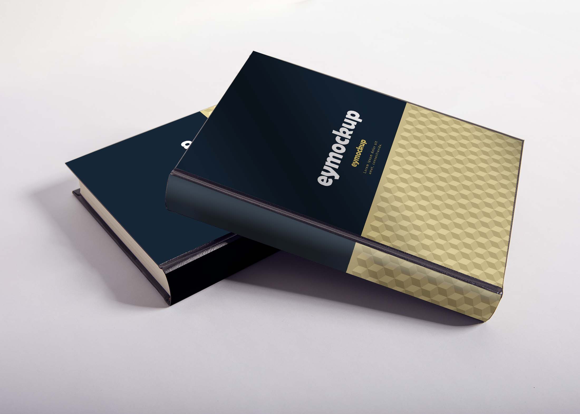 Free hard Leather Book Cover PSD Mockup