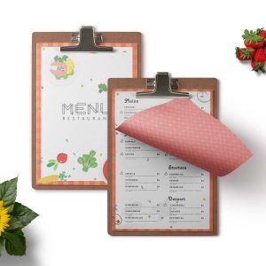 Free Editable Restaurant Menu Template