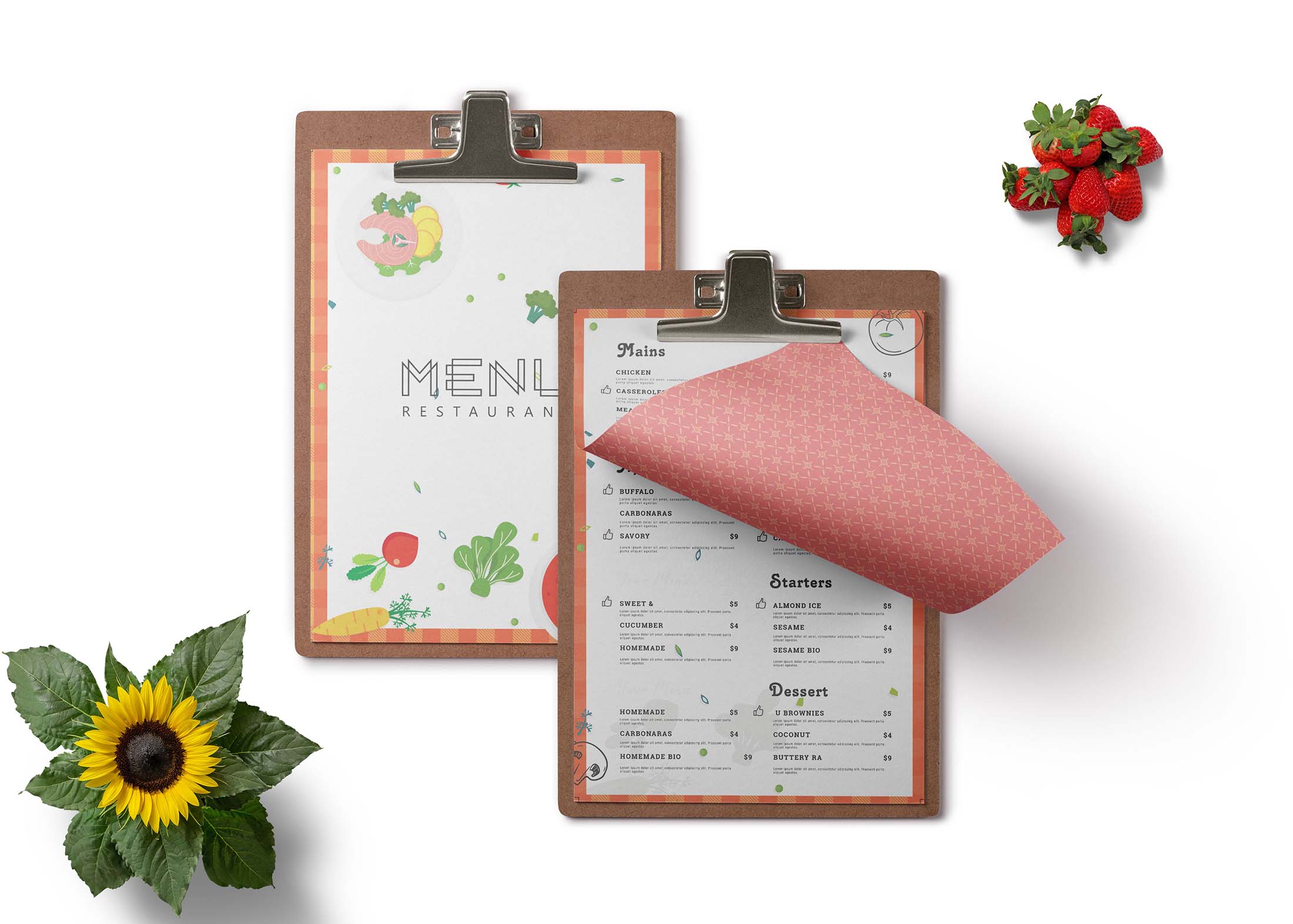 Free Editable Restaurant Menu Template