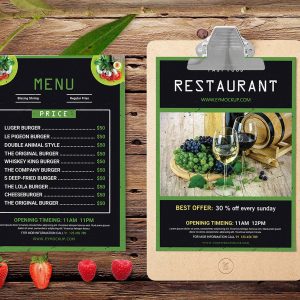 Free Food & Drink Menu Design Template