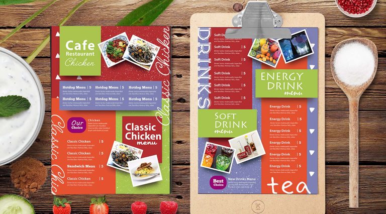 Free Non Veg Menu Card Template