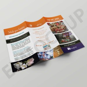 Free Gift Shop Tri-Fold Brochure Template