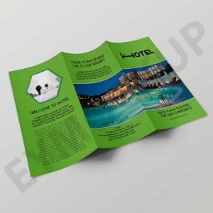 Free Real Estate Hotel Tri-Fold Brochure Template