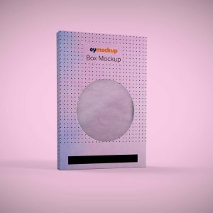 Free Round Window Box Mockup