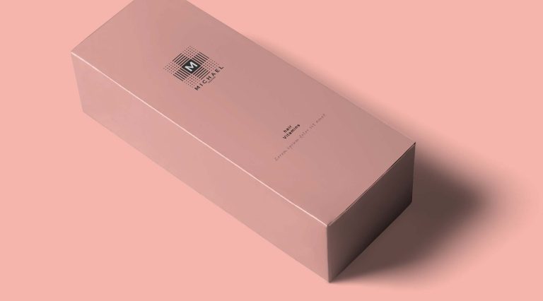 Free Tube Box Packaging Mockup