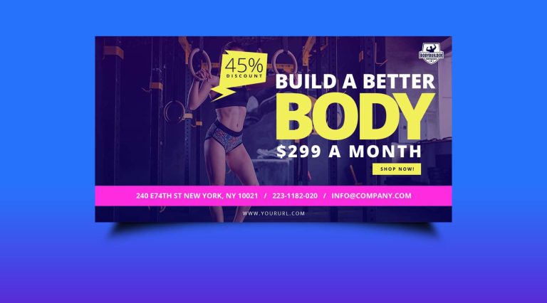 Free Body Fitness Banner