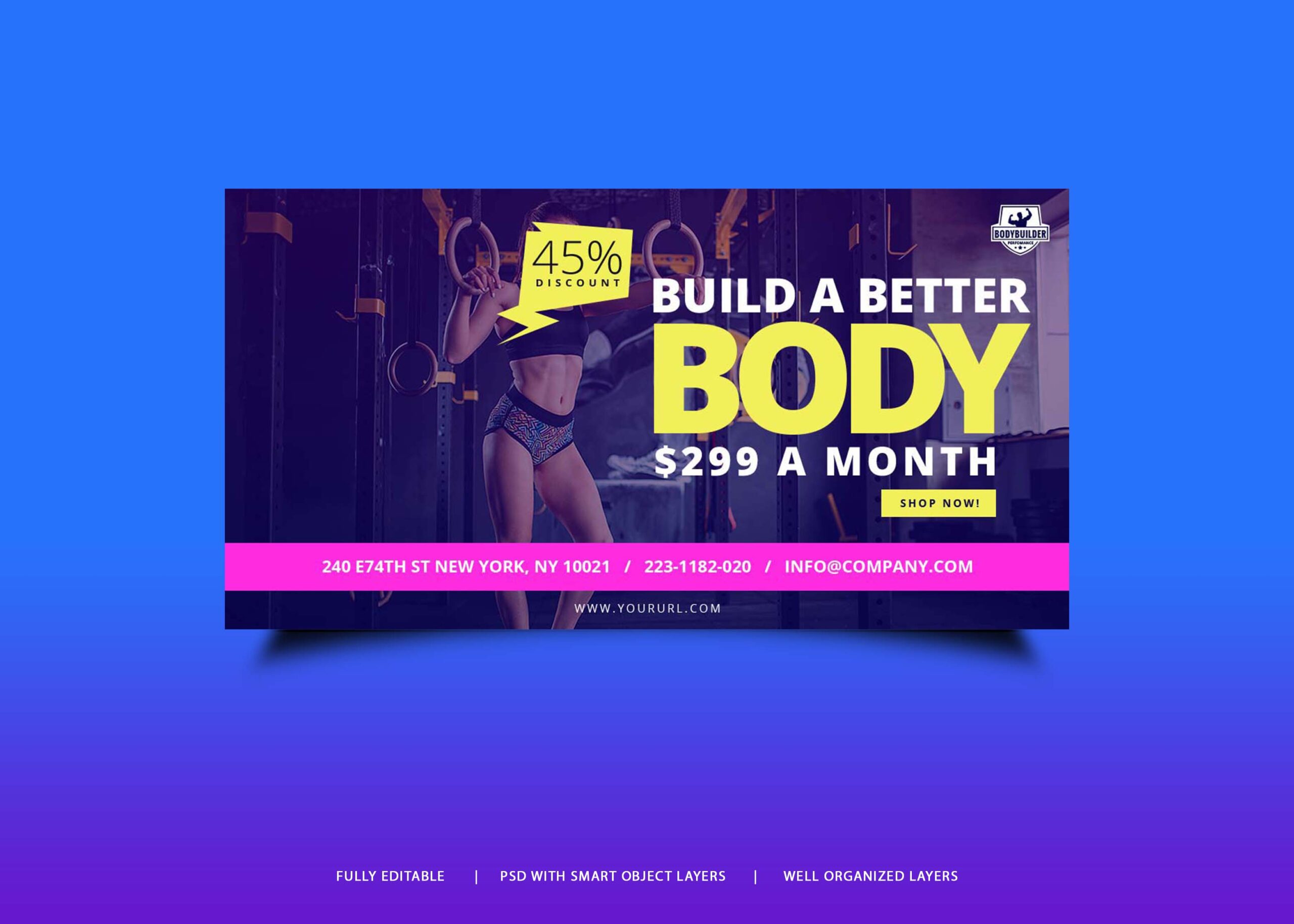 Free Body Fitness Banner