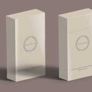 Free Cosmetic Products Box Packaging Mockup